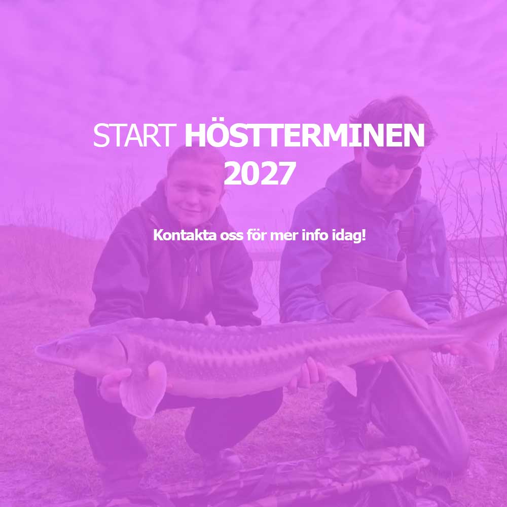 Fiskesport och vattenvård på Gamlebygymnasiet